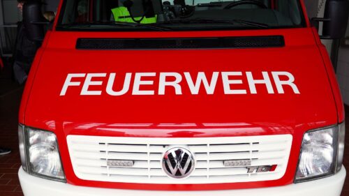 ein Feuerwehrauto