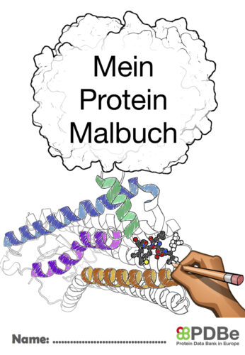 Titelbild Mein Protein Malbuch