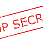Ein Stempelabdruck mit der Aufschrift Top Secret