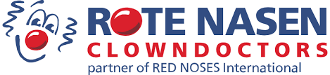 Logo Rote Nasen Clowndoctors. partner of Red Noses International