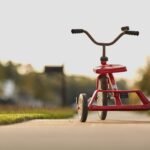 ein rotes Kinder-Dreirad