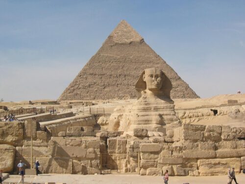 Pyramide und Sphinx in Ägypten