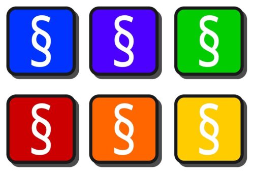 Symbole für Paragraphen