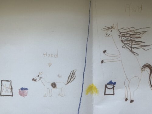 Hund und Pferd